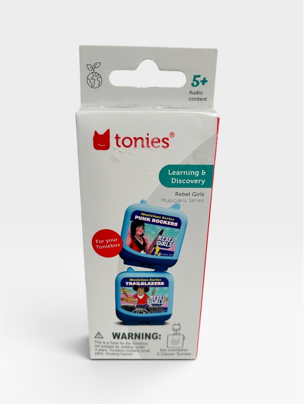 Tonies Clever Tonies Rebel Girls Musicians Series Punk Rockers 2 Pack Set - NEW